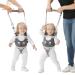 Adjustable Handheld Baby Walking Harness - Safety Helper for Boys and Girls 7-24 Months - Light Grey-Dog Design - Buy Online on GoSupps.com