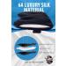 22 Momme Silk Sleep Mask - 100% Pure Mulberry Silk Blackout Eye Mask with Adjustable Headband - Anti-Allergy Natural Silk - Perfect Gift for Men and Women (Black) - Buy Online on GoSupps.com