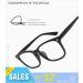 Gaoye Blue Light Blocking Reading Glasses 3-Pack for Women Men - Anti UV Ray Computer Readers Square Nerd Eyeglasses G1 Matte Black & Leopard & Transparent - 0.0x - Buy Online on GoSupps.com
