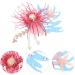 PATKAW Tropical Flowers Hair Clips for Women Girls Seashell Hair Clip Hawaiian Artificial Flower Hair Barrettes Flower Hair Pins Hair Accessories for Beach Luau Party Decor - Buy Online on GoSupps.com