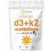 Micro Ingredients Vitamin D3 5 000 IU + K2 MK-7 100 mcg 300 Softgels | Virgin Coconut Oil | 2-in-1 Bone Immune & Heart Support | Easy to Swallow Non-GMO 300 Count (Pack of 1)