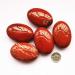 Manekieko Natural Red Jasper Worry Stones - Oval Palm Pocket Healing Crystals for Massage & Spa Energy - Buy Online on GoSupps.com