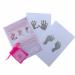 BUSHBABY Baby Hand and Footprint Kit Inkless Prints Hand & Feet Pet Dog Paw Print Newborn Keepsake Essential Baby Gifts Girl New Mum Baby Shower Gifts Unique Maternity Present Mums Expecting 1 wipe Pink