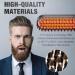 Beard Straightener Kit with Growth Oil, Wash Shampoo, Conditioner, Balm, Wax, Comb, Brush, Scissor, Bag - Gifts for Men - Buy Online on GoSupps.com