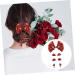 MAGICLULU 4 Pairs Cherry Blossom Hairpin Kawaii Hairpin Fringe Trim Hair Clips for Chinese Decor Decorative Hairclip Graduation Hair Clip Decorate Child Kimono Polyester Delicate - Buy Online on GoSupps.com