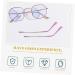 Coolhiya Sunglasses Hinge Replacement - Violet Metal Arm & Leg Bracket | 13.5x0.6cm Glasses Repair Part - Buy Online on GoSupps.com