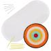 Pllieay 30 Pieces 7 Count Circle Plastic Mesh Canvas Sheets with Sewing Needles for Embroidery, Acrylic Yarn Crafting, Knit and Crochet Projects (4.5 inch/11.5cm)