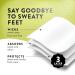 kidsPALM Disposable Insole Liners for Kids | No Slip Seamless & Ultra Thin Shoe Inserts - 20 Pairs for Sweaty Feet (US Size 2 - Buy Online on GoSupps.com