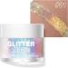 Holographic Body Glitter Gel - Ultra Fine Glitter for Face, Hair, Body, Nail & Eyeshadow - Waterproof Laser Gel for Festival & Rave - 1.35 oz (White) - Buy Online on GoSupps.com