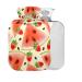 Watermelon Hot Water Bottle with Cover 1L Small Hot Water Bag for Pain Relief Headache Neck and Shoulders BPA Free