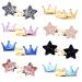 16 Pieces Girls Hair Clips Stars Hair Clips Hair Clips For Little Girls Crown Hair Barrettes Sparkly Star Shaped Hair Clips Kids Hairpins Snap Hair Clips For Kids Teens Women