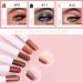 12PCS Matte & Shimmer Eyeshadow Stick Set | Waterproof Creamy Eye Shadow Pencil | Pigmented Shades with Highlighting Effects | Includes 2PC Double End Brush - Buy Online on GoSupps.com