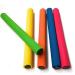 U-N KIKEEP Track and Field Relay Batons Sticks Assorted Color Relay Running Race Batons Sticks Foam Relay Running Baton 5 Pack Track & Field Sticks