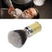Nylon Beard Foam Brush - Improved Foaming Curved Handle Gold Synthetic Brush for Clean Beard Care - International Shipping Available - Buy Online on GoSupps.com