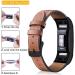 Mornex Replacement Leather Band for Fitbit Charge 2 - Genuine Leather Wristband (Gunmetal Brown Special Edition) - Men Women - 5.5-8.1 Inch - Buy Online on GoSupps.com