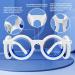 Hion Anti-Motion Sickness Smart Glasses | Ultra-Light Portable Nausea Relief for Travel Sports & Gaming - Blue-1 - Buy Online on GoSupps.com