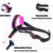 ILEPARK Adjustable Fabric Muzzle for Dogs - No Biting Barking Chewing - Breathable Design (S Pink) | International Shipping Available - Buy Online on GoSupps.com