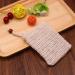 Natural Sisal Soap Bag - Exfoliating Soap Saver Pouch for Bath Soaps | Eco-Friendly Ramie Net 14.5x9.5cm - Buy Online on GoSupps.com