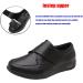 ALASON Women's Wide Width Arthritis Diabetic Home Shoes - Black 4.5 Wide (Machine Washable) - Buy Online on GoSupps.com