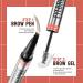 2-in-1 Microblading Eyebrow Pen with Sealing Gel | Waterproof All-Day Wear Natural Hair-Like Brows - Black - Buy Online on GoSupps.com