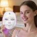 Masque facial LED lumi re bleue portable 1 pi ce masque de beaut sans fil LED multicolore rajeunissement et levage de la peau pour femme - Buy Online on GoSupps.com