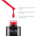 INLAQ HEMA Free Gel Polish 6 ml - Neon Red Nail Varnish - Long Lasting Manicure - Chip Resistant Nail Polish - Neon Spectrum Collection - UV Nail Polish Without Hema - Gel Nail Polish Neon Rouge - Buy Online on GoSupps.com