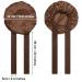 Welrog Silk Sleeping Hood for Women - Night Hair Bonnet & Sleep Cap - Coffee Color + 3 Hair Ties | Ideal for Healthy Hair Care - Buy Online on GoSupps.com