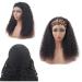 VIVIBABI Brazilian Curly Human Hair Headband Wig 20 Inch 10A Unprocessed None Lace Front 180% Density Machine Made Natural Color - Buy Online on GoSupps.com
