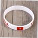 NOLITOY 6 Pcs Men's Sports Silicone Wristbands - Football, Baseball, Basketball Country Flag Bracelets - Buy Online on GoSupps.com