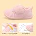 JOINFREE Baby Girl Anti-Slip Plush First Walking Shoes | Toddler Slipper Shoes | 2.5/3 UK Child | Pink - Buy Online on GoSupps.com