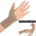 SATINIOR 6 Pairs Thumb Arthritis Compression Gloves - Breathable Wrist Support Brace - Fingerless Glove with Gel Hand Pads - Large Size - Black and Beige - Men Women Carpal Tunnel Joint Pain Relief - Buy Online on GoSupps.com