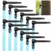 Maple Syrup Tree Tapping Kit 12 Maple Syrup Taps+12 Maple Tree Tubes Maple syrup Taps Spile Kit Food Grade Plastic Maple Sap Tap with Drop Line Tubes for Maple Syrup Supplies Spring Winter