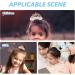 TOVINANNA Crown Pearl Hair Tie Beaded Fashion Elastic Hair Scrunchies Fancy Ponytail Holder Princess Hair Accessories for Women Girls - Buy Online on GoSupps.com