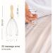 PURAVA Original Head Massager - Improved Design for Relaxation and Scalp Stimulation - Pack of 2 Silver + Wood - Buy Online on GoSupps.com