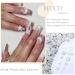 BELICEY Creamy-White Pearls Heart Nail Art Charms - 500pcs Mixed Flatback Pearls for Cute 3D Nails Design & DIY Jewelry - S2-White - Buy Online on GoSupps.com