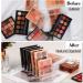 YF Eyeshadow Palette Organizer - Plastic Divided Makeup Holder for Cosmetics Storage | Transparent Small - Buy Online on GoSupps.com