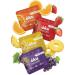 ku Funtional Energy Chews 60mg of Caffeine from Green Tea & Yerba Mate Coconut Water for Hydration and 4 Grams of Fiber Travel Size Gummy Packs Variety Pack (8-Pack) Variety Pack 1.05 Ounce (Pack of 8)
