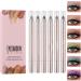 Glitter Eyeshadow - 6 Shade Pearlescent Pen Set No-Smudge Eyeliner | Waterproof Shimmer Stick Collection Silkworm Eye Pen Foaming Eyeshadow Sticks for Makeup - Buy Online on GoSupps.com