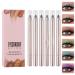 Tewzafiya Shimmering eyeshadow stick cream eyeshadow stick - Waterproof shimmering eyeshadow pen long-lasting pearly glitter cream 6 shimmering eyeshadow sticks