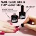 BettyCora Gel x Nail Glue - 8 in 1 Set for Gel Nail Extensions | 2PCS 12ML | Long Lasting Shine Finish | Curing Needed - Buy Online on GoSupps.com