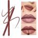 12 Colors Lip Pencil Matte Lip Liner Set Creamy Lip Pencil Smooth Soft Waterproof Long Lasting Makeup Gift Box for Women Girls - Buy Online on GoSupps.com