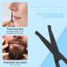 Eyebrow Scissors Small Scissors Nose Hair Scissors for Men Women 2-Pack Black Nose Hair Scissors Stainless Steel Mustache Scissors Pointed Round Nose Hair Clippers for Trimming Facial Hair - Buy Online on GoSupps.com