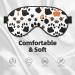 Animal Paw Prints Eye Mask | Unisex Soft Light-Blocking Sleeping Mask | Comfortable Black Travel Accessory - Buy Online on GoSupps.com