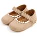 Baby Girls Mary Jane First Walking Shoes | Anti-Slip PU Leather Princess Shoes | Infant Baby Shoes 0-6 Months - Buy Online on GoSupps.com
