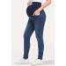 PACBREEZE Women's Maternity Jeans | Over The Belly | Slim Stretchy High Waist Denim Skinny Pants | Dark Blue - Buy Online on GoSupps.com