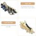 PATKAW Hair Barrettes for Women Rhinestone Hair Clips Flower Hair Barrettes Crystal Pearl French Hairpins Hair Clip Barrettes for Women Wedding Accessories Green - Buy Online on GoSupps.com