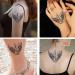 Dopetattoo 6 Sheets Temporary Fake Tattoos | Electric Guitar Roses Angel Wing Music Notes Rock Roll Design | Men Adults & Women | Neck Arm Chest - Buy Online on GoSupps.com