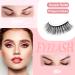 Bsisme Cat Eye Eyelashes Russian Strip Natural Look Faux Mink Individual Fake Lashes Fluffy Wispy Manga Classic Thick Cluster False Eyelashes Includes Tweezers 5 Pairs No Glue Cat-Eye 8-12mm - Buy Online on GoSupps.com