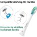 10 Pack Philips Sonicare Compatible Toothbrush Replacement Heads - Optimal Plaque Control Electric Brush Heads for 4100 5100 6100 9023 - Green-Blue - Buy Online on GoSupps.com
