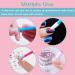 Laza 100 Pcs Plastic Handle Cuticle Pusher Nail Cleaner Manicure Tools - Purple, Men and Women - 100 Count Pack - Buy Online on GoSupps.com